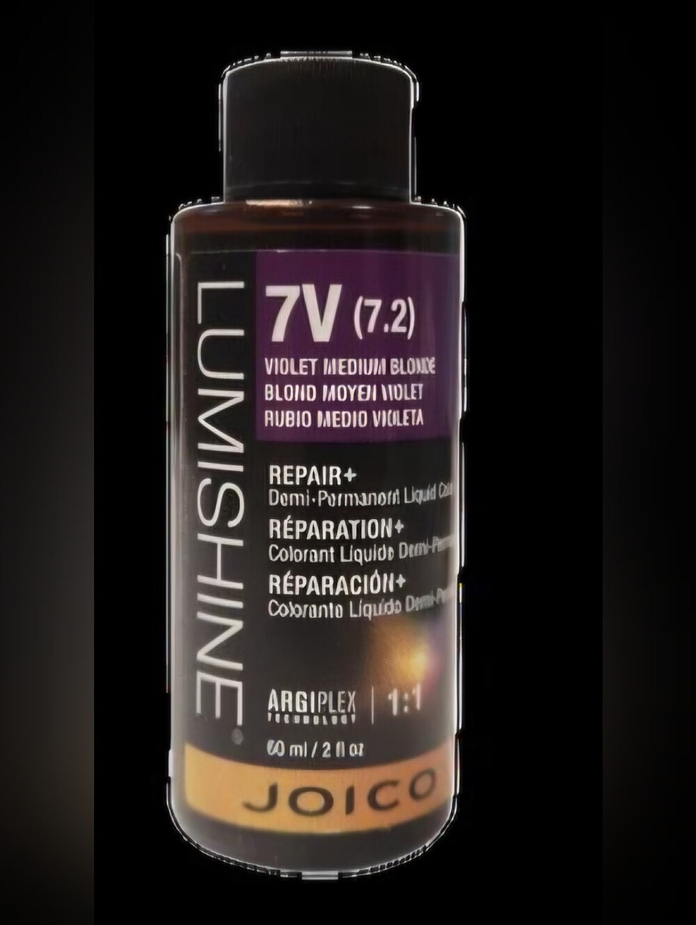Joico Lumishine 7V Violet Medium Blonde Repair+ Demi-Permanent Liquid Color